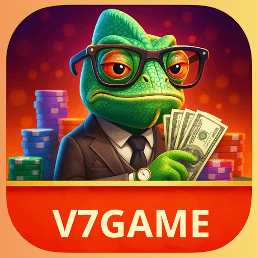 Imagem promocional da V7GAME mostrando a plataforma e suas vantagens